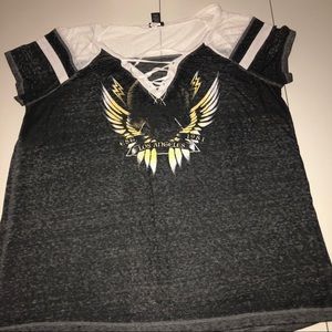 Torrid Vintage Tee with V-Neck Lacing